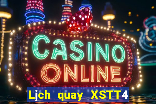 Lịch quay XSTT4 ngày 23