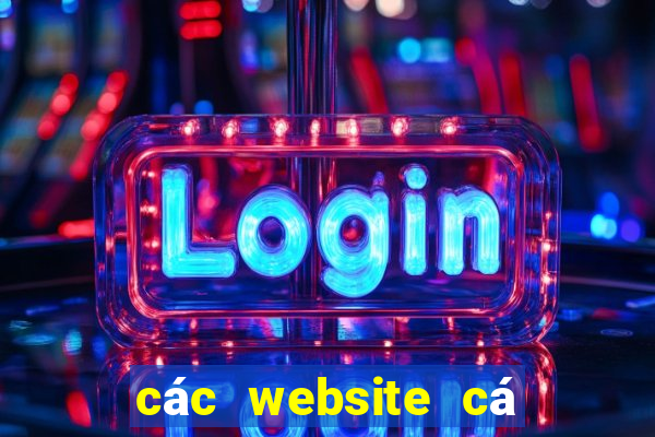 các website cá cược uy tín