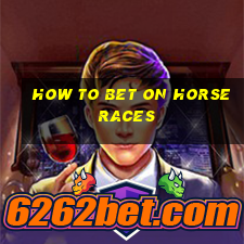 how to bet on horse races