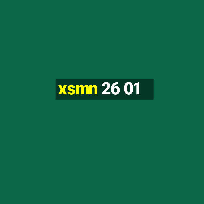 xsmn 26 01