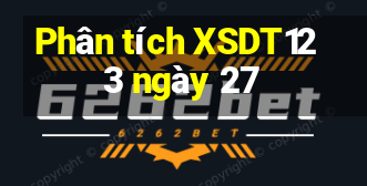 Phân tích XSDT123 ngày 27