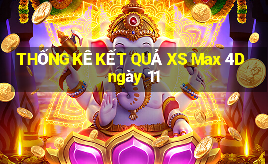 THỐNG KÊ KẾT QUẢ XS Max 4D ngày 11