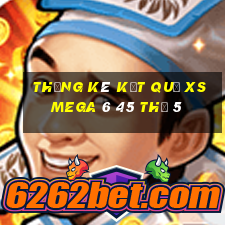 THỐNG KÊ KẾT QUẢ XS Mega 6 45 Thứ 5