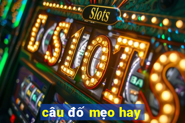 câu đố mẹo hay