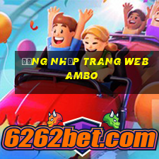 Đăng nhập trang web Ambo