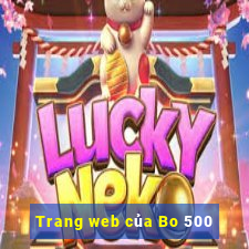 Trang web của Bo 500