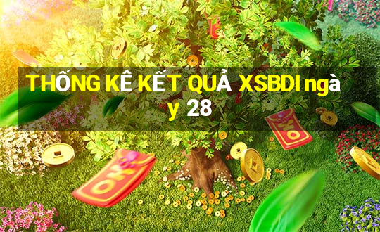 THỐNG KÊ KẾT QUẢ XSBDI ngày 28