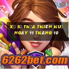 xổ số thừa thiên huế ngày 11 tháng 10