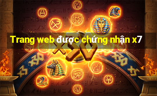 Trang web được chứng nhận x7