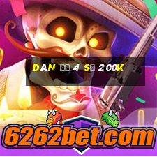 dàn đề 4 số 200k