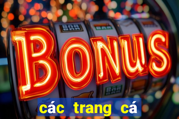 các trang cá cược trực tuyến