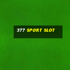 377 sport slot