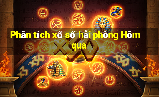 Phân tích xổ số hải phòng Hôm qua