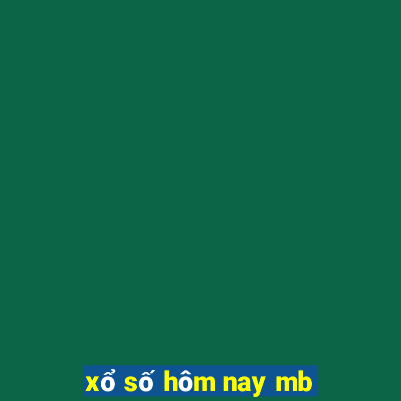 xổ số hôm nay mb