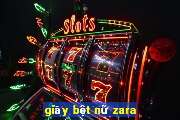 giầy bệt nữ zara