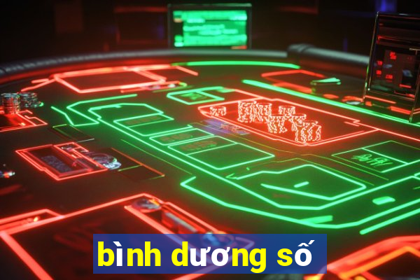 bình dương số