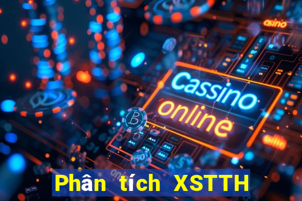 Phân tích XSTTH thứ tư