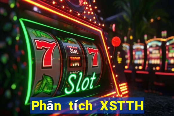 Phân tích XSTTH thứ tư