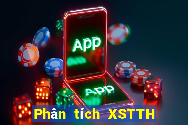 Phân tích XSTTH ngày 4