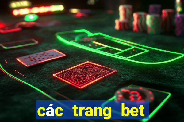 các trang bet bóng đá