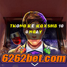 thông kê kqxsmb 100 ngày