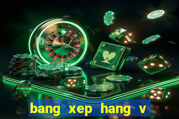 bang xep hang v lich 2022