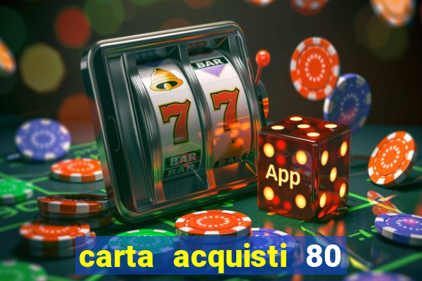 carta acquisti 80 euro 2024