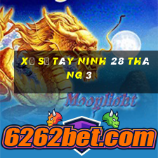 xổ số tây ninh 28 tháng 3