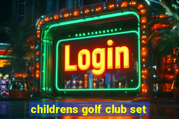 childrens golf club set