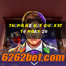 THỐNG KÊ KẾT QUẢ XSTT4 ngày 26