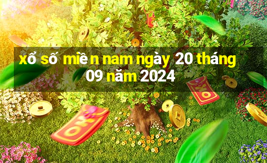 xổ số miền nam ngày 20 tháng 09 năm 2024