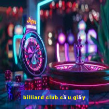 billiard club cầu giấy