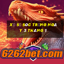 xổ số sóc trăng ngày 3 tháng 1