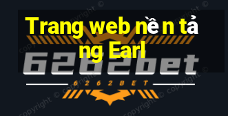 Trang web nền tảng Earl