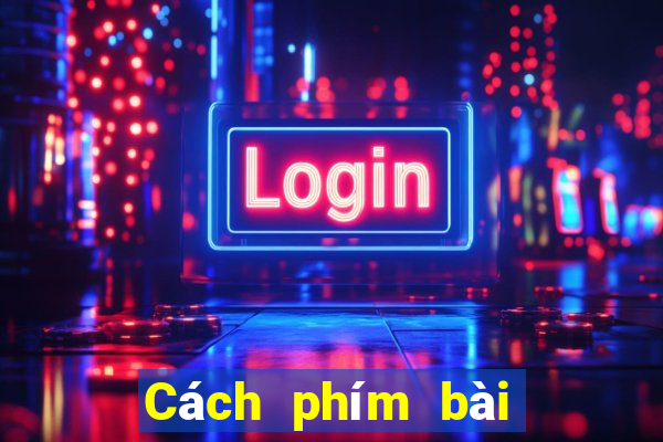 Cách phím bài chéo cánh