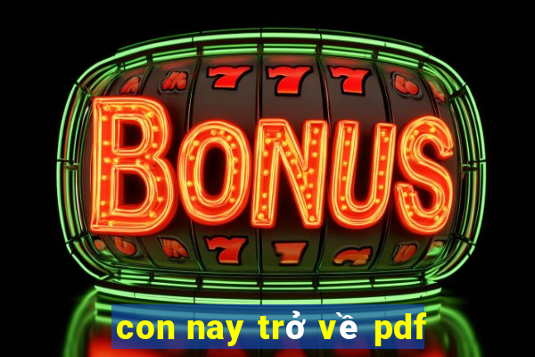 con nay trở về pdf