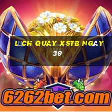 Lịch quay XSTB ngày 30