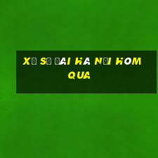 xổ số đài hà nội hôm qua