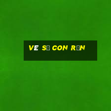 vé số con rắn