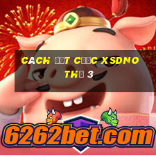 Cách đặt cược XSDNO Thứ 3