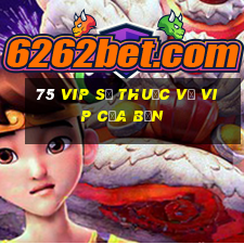 75 VIP sẽ thuộc về VIP của bạn