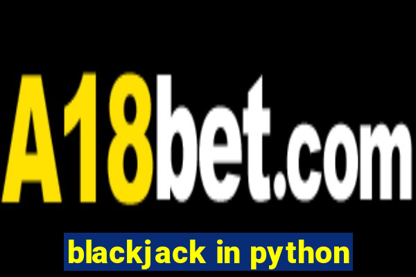 blackjack in python