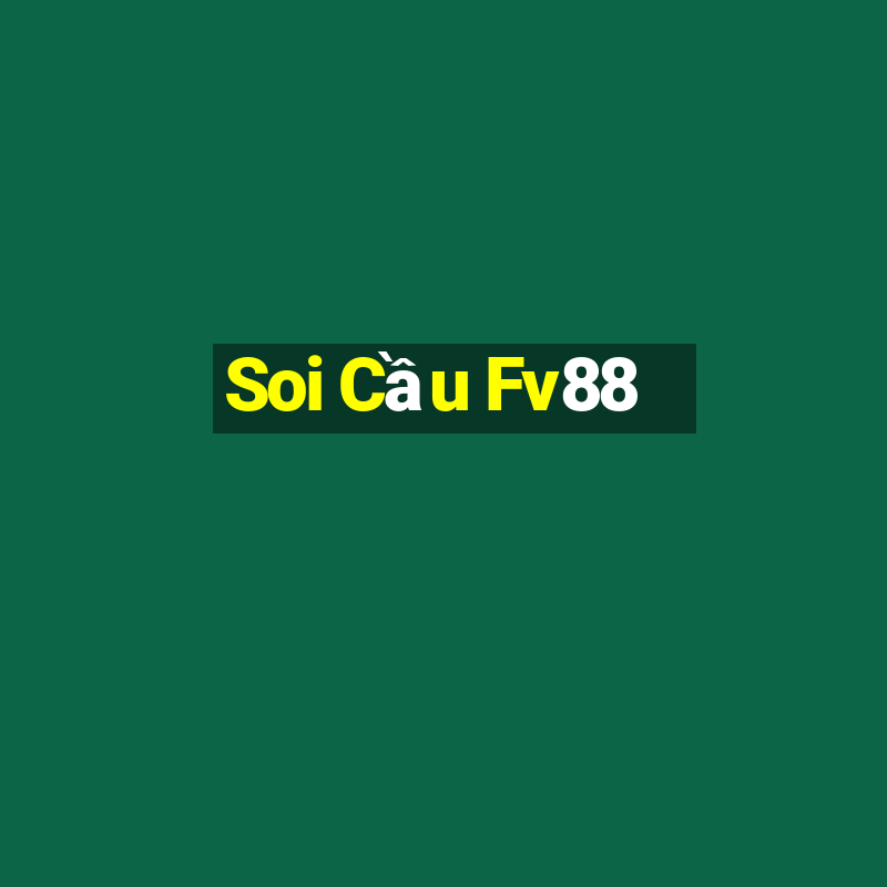 Soi Cầu Fv88