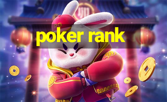 poker rank