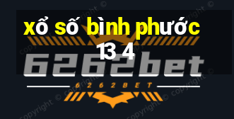 xổ số bình phước 13 4