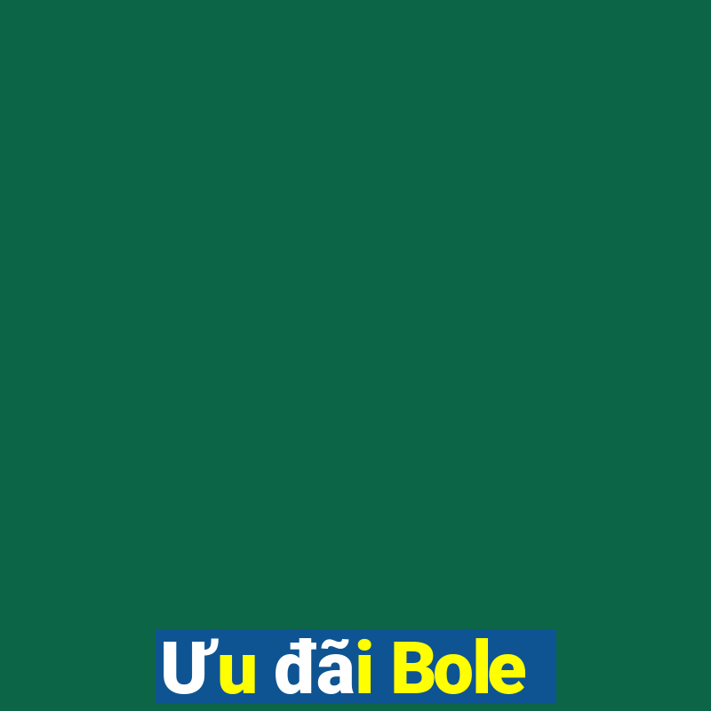 Ưu đãi Bole