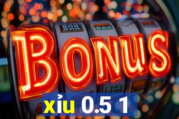 xỉu 0.5 1