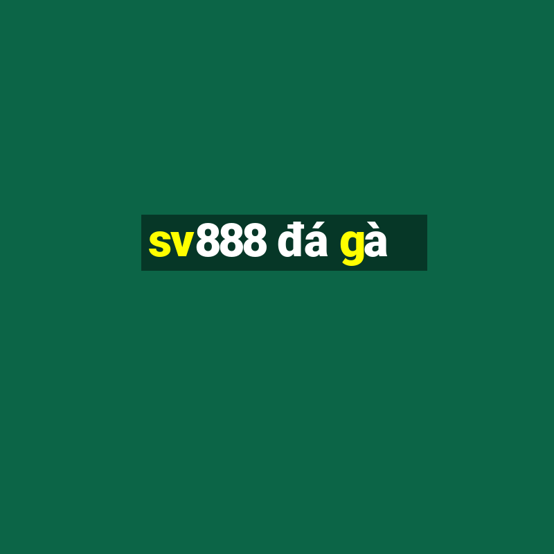 sv888 đá gà