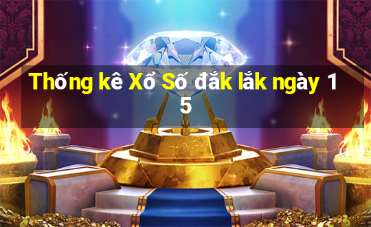 Thống kê Xổ Số đắk lắk ngày 15