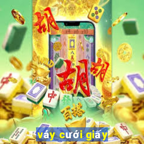 váy cưới giấy